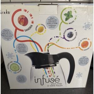 Primula Chill Core Pitcher 2.7 L Fruit/Tea Infuser Flavor-It Beverage System NEW